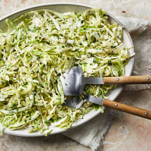 GREEN MANGO SALAD WITH THAI LIME OLIVE OIL