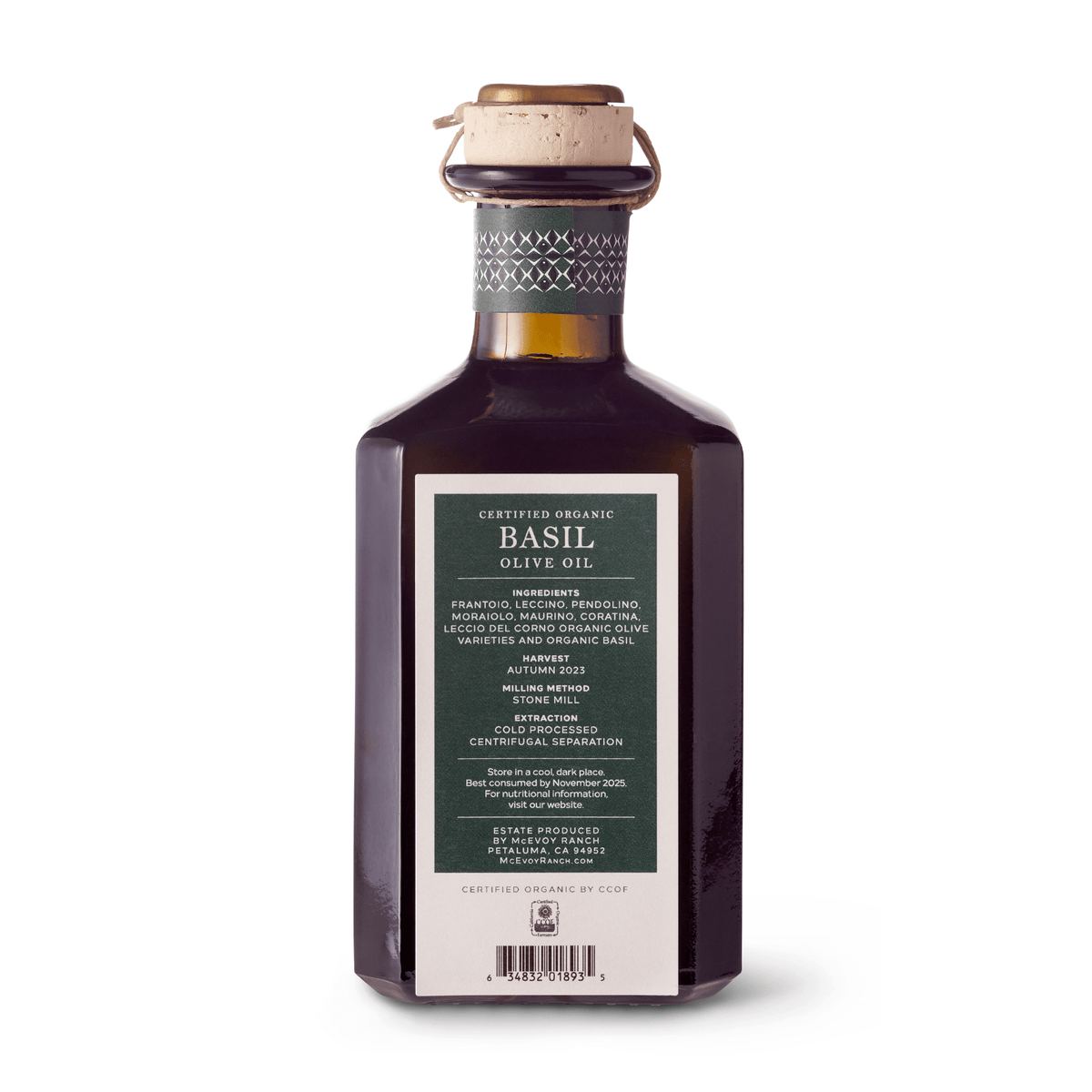 Organic Basil Olive Oil