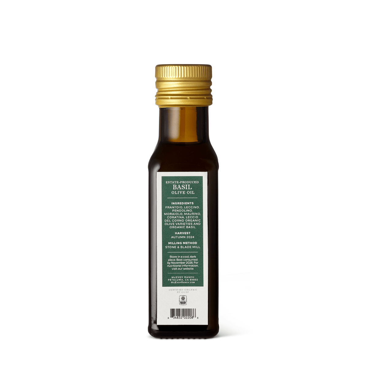 Organic Basil Olive Oil