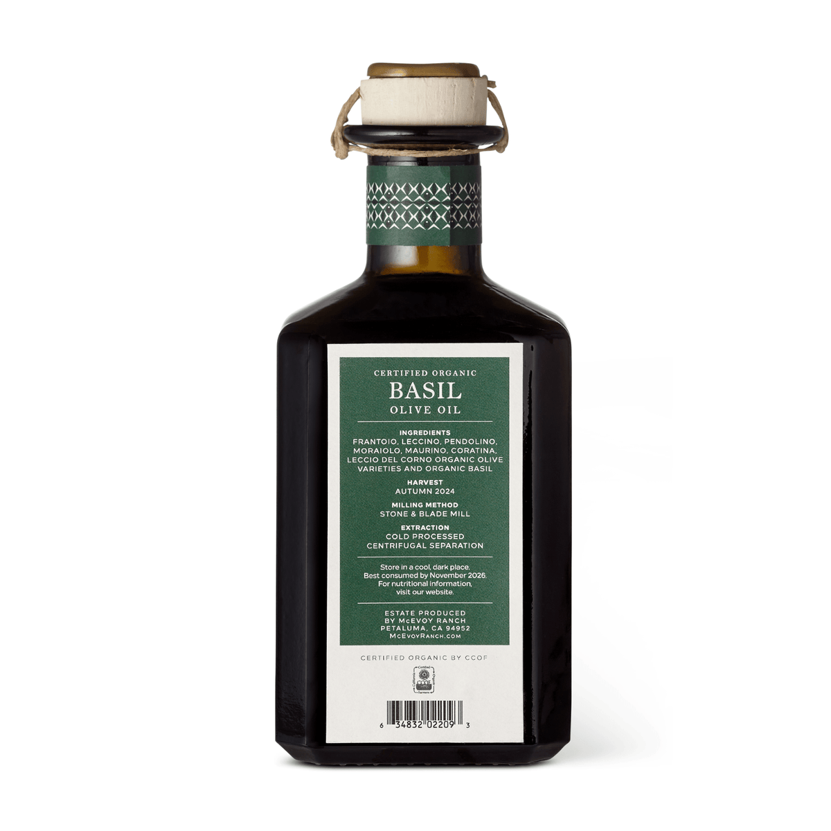 Organic Basil Olive Oil