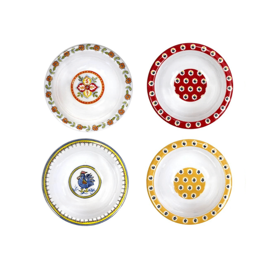 Le Cadeaux Assorted Mini Melamine Bowls (Set of 4)