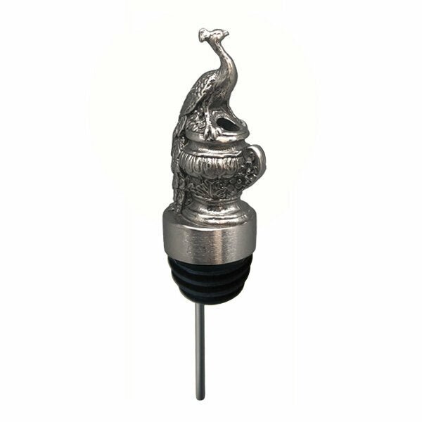 Silver Peacock Pourer