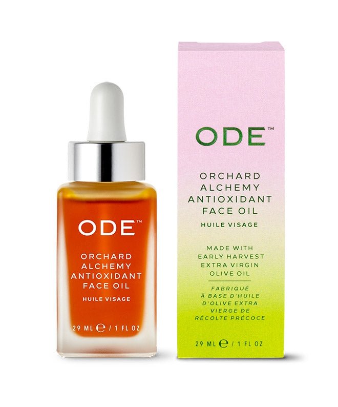 antioxidant face oil in a bottle